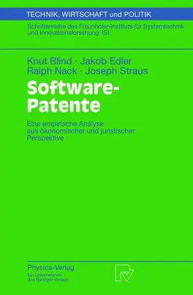 Blind / Straus / Edler |  Software-Patente | Buch |  Sack Fachmedien