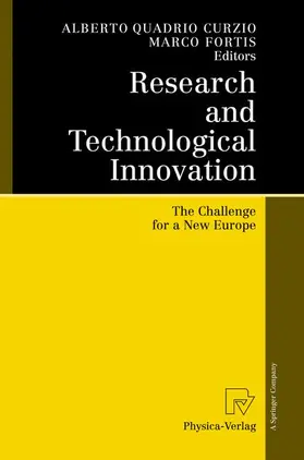 Fortis / Quadrio Curzio |  Research and Technological Innovation | Buch |  Sack Fachmedien