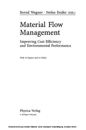 Wagner / Enzler | Material Flow Management | E-Book | sack.de