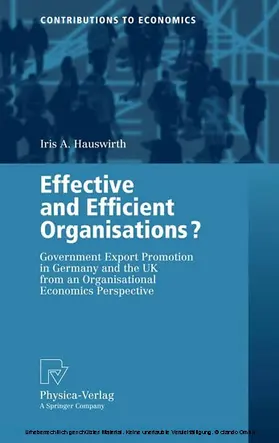Hauswirth | Effective and Efficient Organisations? | E-Book | sack.de