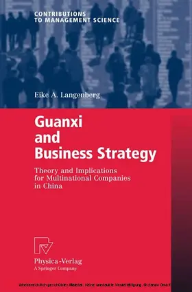 Langenberg | Guanxi and Business Strategy | E-Book | sack.de