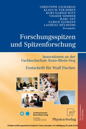 Zacharias / Horst / Witt |  Forschungsspitzen und Spitzenforschung | eBook | Sack Fachmedien
