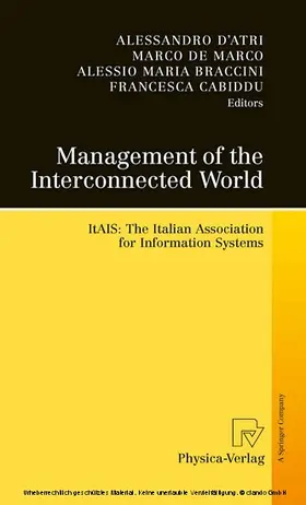 D'Atri / De Marco / Braccini |  Management of the Interconnected World | eBook | Sack Fachmedien