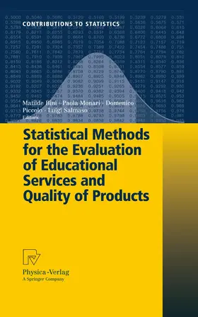Monari / Salmaso / Bini |  Statistical Methods for the Evaluation of Educational Services and Quality of Products | Buch |  Sack Fachmedien