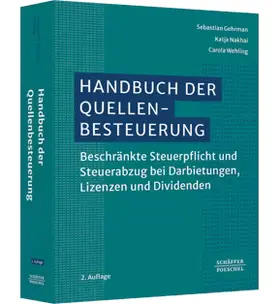 Gehrmann / Nakhai / Wehling  |  Handbuch der Quellenbesteuerung | Buch |  Sack Fachmedien