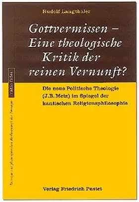 Langthaler |  Gottvermissen - Eine theologische Kritik der reinen Vernunft | Buch |  Sack Fachmedien