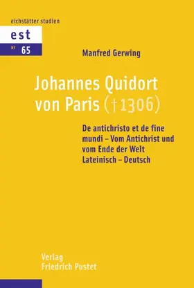Gerwing |  Johannes Quidort von Paris | Buch |  Sack Fachmedien