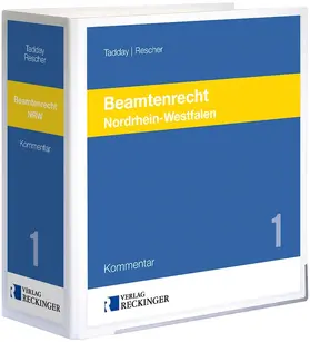 Tadday / Rescher / Korn |  Beamtenrecht Nordrhein-Westfalen | Loseblattwerk |  Sack Fachmedien