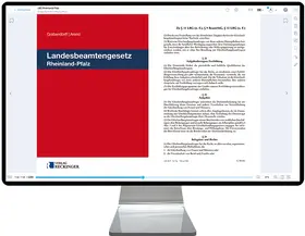 Grabendorff / Arend / Müller |  Landesbeamtengesetz Rheinland-Pfalz – Digital | Datenbank |  Sack Fachmedien