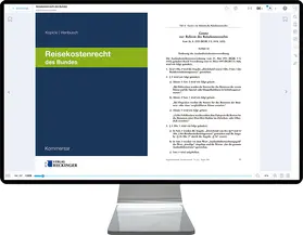 Kopicki / Irlenbusch / Biel |  Reisekostenrecht des Bundes – Digital | Datenbank |  Sack Fachmedien
