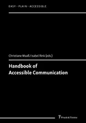 Maaß / Rink | Handbook of Accessible Communication | E-Book | sack.de