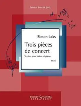  Trois pie?ces de concert | Sonstiges |  Sack Fachmedien