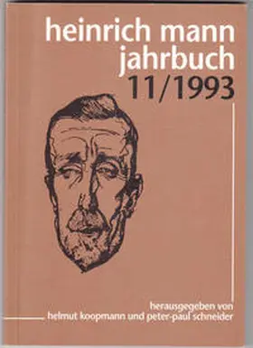 Koopmann / Schneider | Heinrich Mann-Jahrbuch / 11/1993 | Buch | 978-3-7950-1213-7 | sack.de