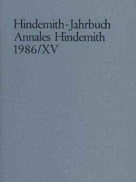 Hindemith-Institut, Frankfurt / Main |  Hindemith-Jahrbuch | Buch |  Sack Fachmedien