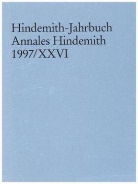 Hindemith-Institut, Frankfurt / Main |  Hindemith-Jahrbuch | Buch |  Sack Fachmedien