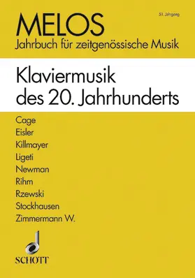 Rihm / Killmayer / Mauser |  MELOS | Buch |  Sack Fachmedien