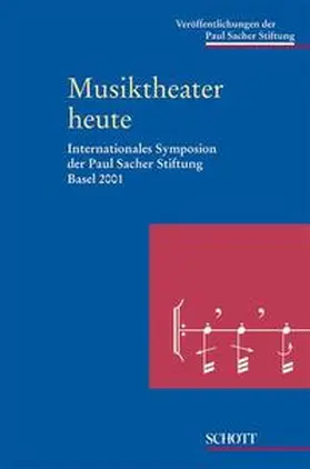 Danuser |  Musiktheater heute | Buch |  Sack Fachmedien