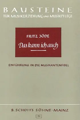 Jöde |  Das kann ich auch | Buch |  Sack Fachmedien