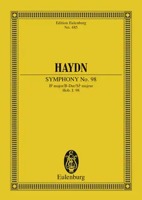 Haydn / Newstone |  Symphony No. 98 Bb major | eBook | Sack Fachmedien