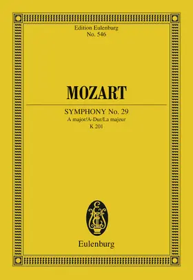 Mozart / Clarke |  Symphony No. 29 A major | eBook | Sack Fachmedien