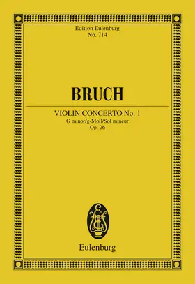 Bruch / Clarke |  Violin Concerto No. 1 G minor | eBook | Sack Fachmedien