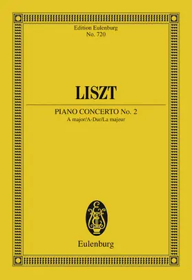 Liszt |  Piano Concerto No. 2 A major | eBook | Sack Fachmedien