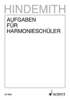 Hindemith |  Aufgaben für Harmonieschüler | Buch |  Sack Fachmedien