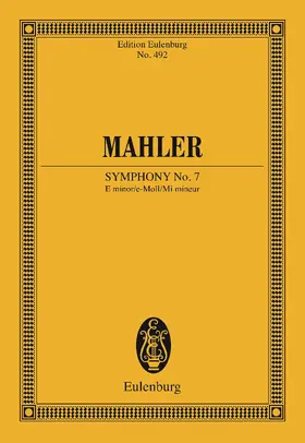 Mahler / Redlich |  Symphony No. 7 E minor | eBook | Sack Fachmedien