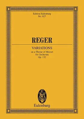 Reger |  Variations and Fugue | eBook | Sack Fachmedien