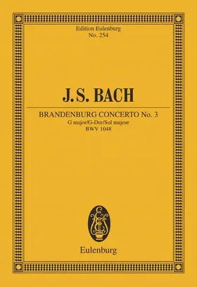 Bach / Stoeckl |  Brandenburg Concerto No. 3 G major | eBook | Sack Fachmedien