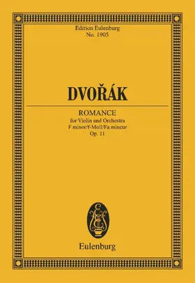 Dvorák / Dvorák / Birtel |  Romance for Violin and Orchestra F minor | eBook | Sack Fachmedien