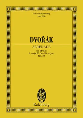 Dvorák / Dvorák |  Serenade Eb major | eBook | Sack Fachmedien
