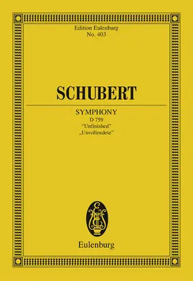 Schubert |  Symphony B minor | eBook | Sack Fachmedien