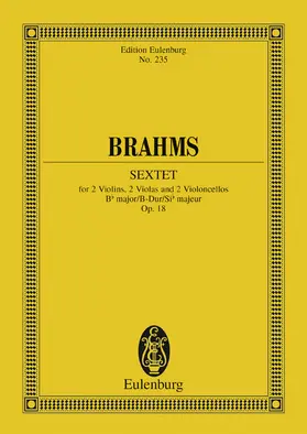 Brahms / Altmann |  Sextet Bb major | eBook | Sack Fachmedien