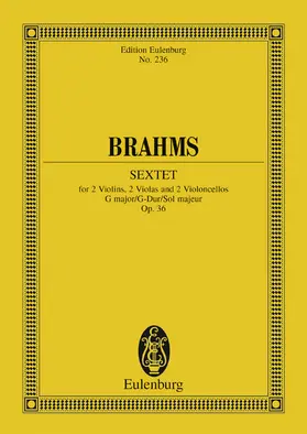 Brahms / Altmann |  String Sextet G major | eBook | Sack Fachmedien