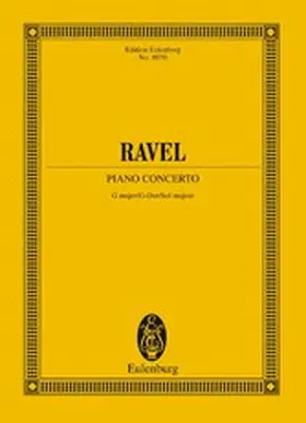 Ravel / Orenstein |  Piano Concerto G major | eBook | Sack Fachmedien