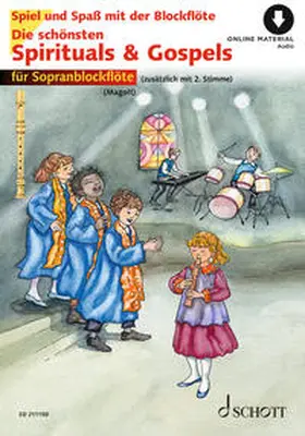 Magolt |  Die schönsten Spirituals & Gospels sehr leicht bearbeitet. 1-2 Sopran-Blockflöten. | Buch |  Sack Fachmedien