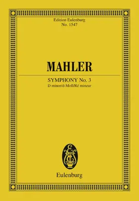 Mahler |  Symphony No. 3 D minor | eBook | Sack Fachmedien