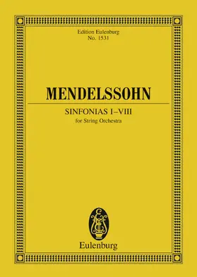 Bartholdy / Haken |  Sinfonias I-VIII | eBook | Sack Fachmedien