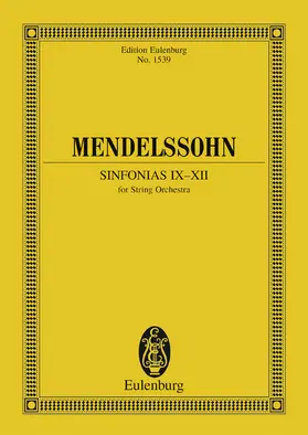 Bartholdy / Haken |  Sinfonias IX-XII | eBook | Sack Fachmedien