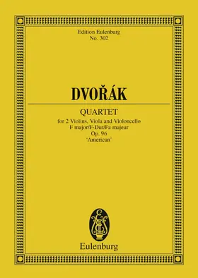 Dvorák / Dvo?ák |  String Quartet F major | eBook | Sack Fachmedien