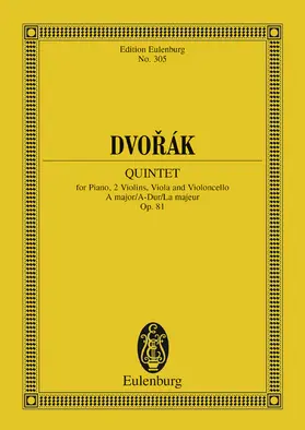 Dvorák / Dvorák |  Quintet A major | eBook | Sack Fachmedien