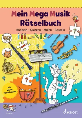 Blaschke / Schieren |  Mein Mega Musik Rätselbuch | Buch |  Sack Fachmedien