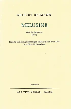  Melusine | Buch |  Sack Fachmedien