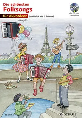 Magolt |  Die schönsten Folksongs. 1-2 Akkordeons. Ausgabe mit CD. | Buch |  Sack Fachmedien