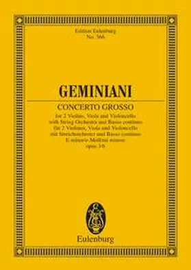 Hernried |  Concerto grosso e-Moll | Sonstiges |  Sack Fachmedien