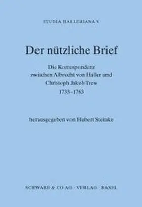 Steinke |  Studia Halleriana / Der nützliche Brief | Buch |  Sack Fachmedien