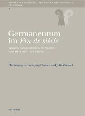 Glauser / Zernack |  Germanentum im Fin de siècle | Buch |  Sack Fachmedien