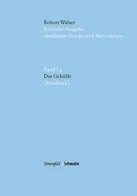 Walser / Thut / Walt |  Der Gehülfe | Buch |  Sack Fachmedien