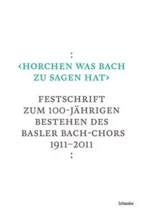 Suter | 'horchen was Bach zu sagen hat' | Buch | 978-3-7965-2750-0 | www2.sack.de